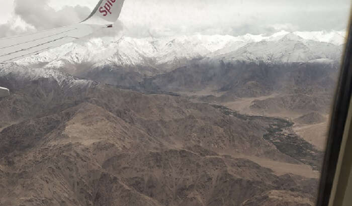 panoramic view of Leh