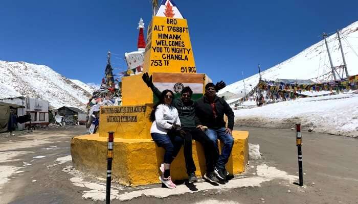 At Changlangla Pass