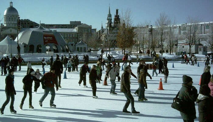 Ice Skate Around The Old Port