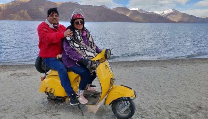 had fun at Pangong Lake