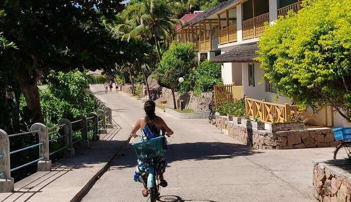 Cycling at Island