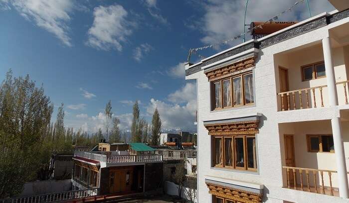 Leh town was not crowded