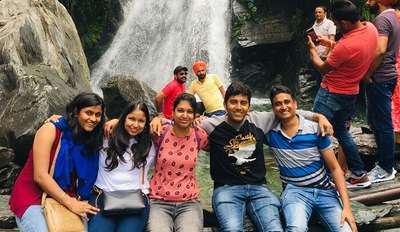 at Bhagsunag Waterfall