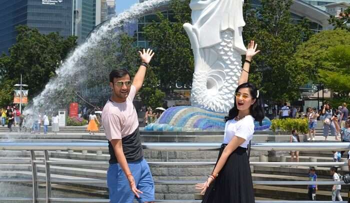 symbolic attraction Merlion Statue