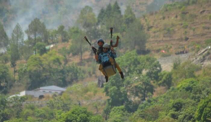 a memorable experience of paragliding