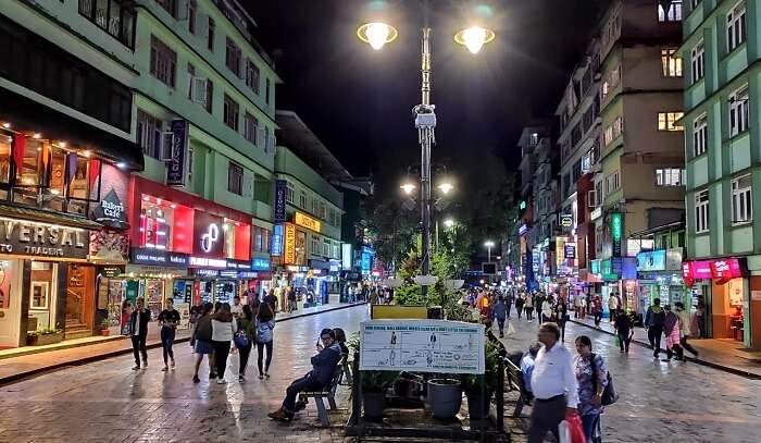 stroll towards MG Road