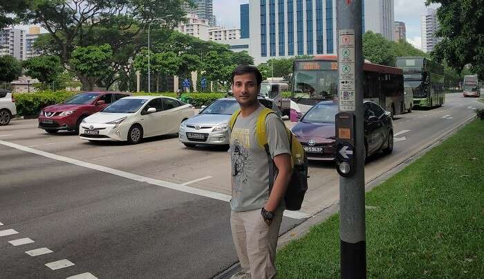 exploring the local streets of Singapore