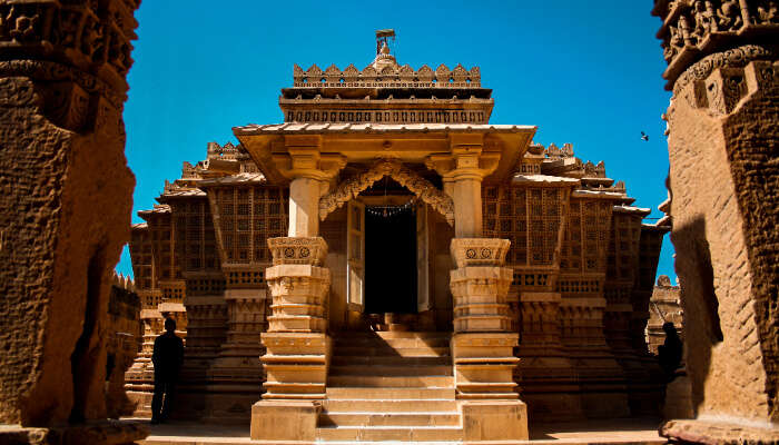 entrance of a temple