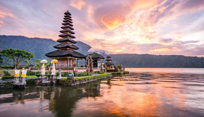Bali temple view