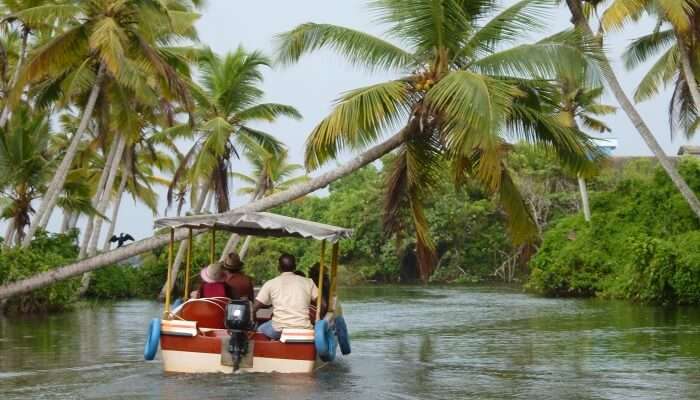 Poovar a top place to visit Kerala in November.