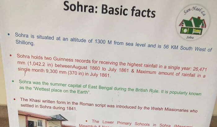 sohra-cherrapunji facts