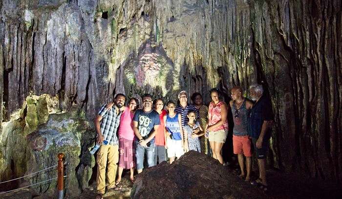 wonderful time in caves with family