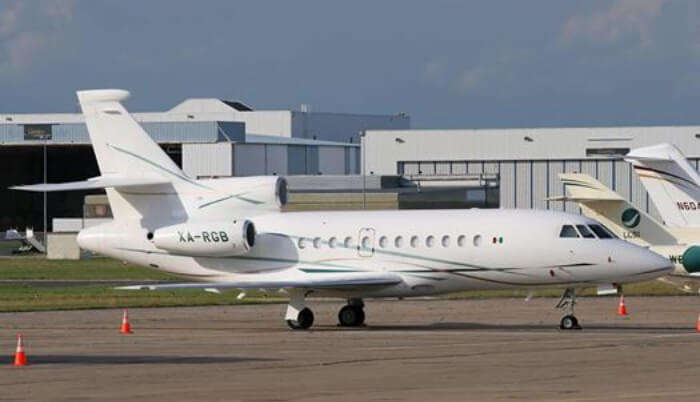 Aeroplane standing in the airport