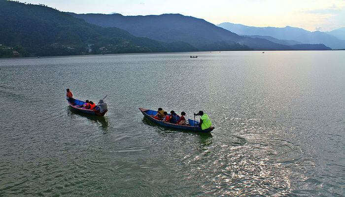 Boating In Phewa Lake