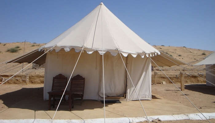 Camp site in Jaisalmer