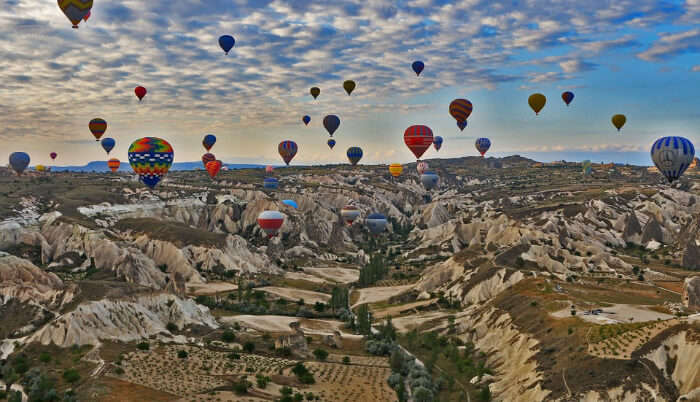 Colorful Parachutes