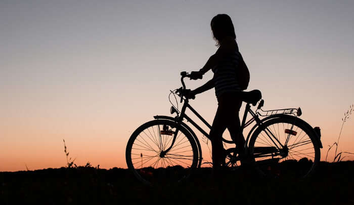 Cycling Ride in Evening