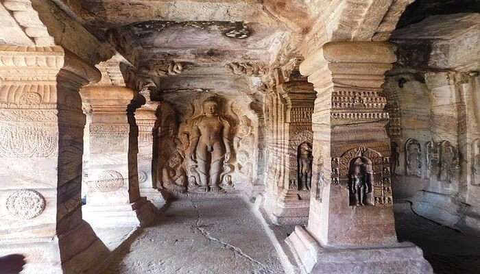 Hike Uphill To The Jain Caves