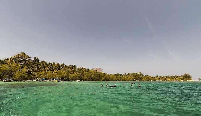 Stunning view of the island