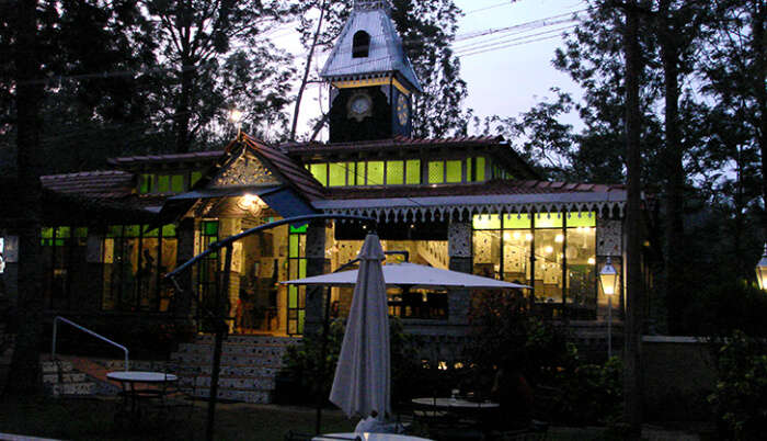 Night view of resort