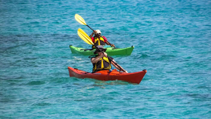 Boating in water