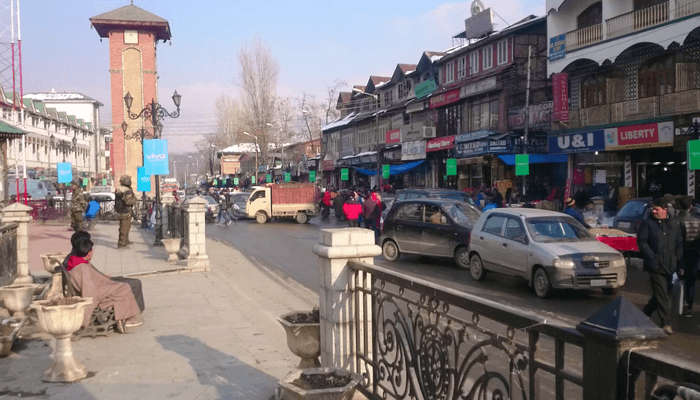 Lal Chowk In Srinagar