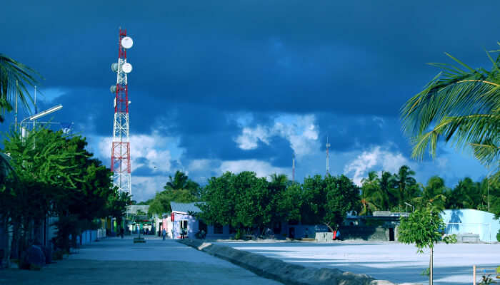 view of maafushi town