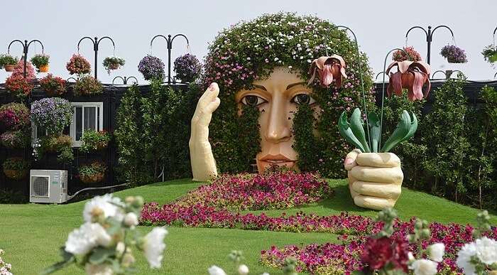 Miracle Garden is the biggest and most beautiful flower garden