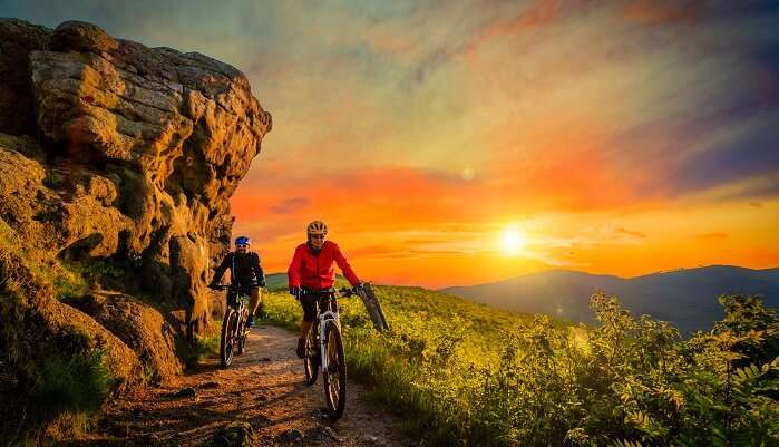 Mountain cycling which is awesome activity 