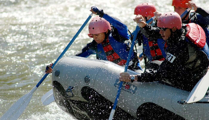 River Rafting in Crystal Clear Water