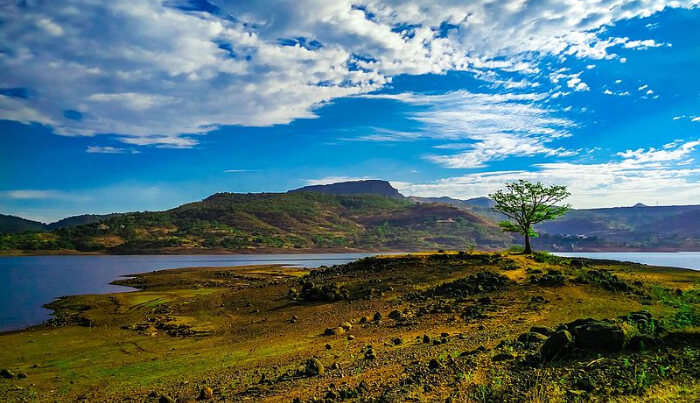 Beautiful View of Nature  from Pawna Lake