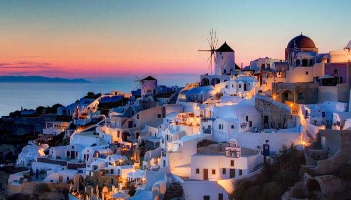 Santorini In Greece