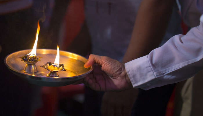 A prayer thali