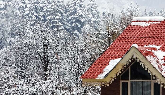 Snowfall In Manali