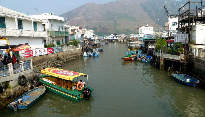 boat in lake