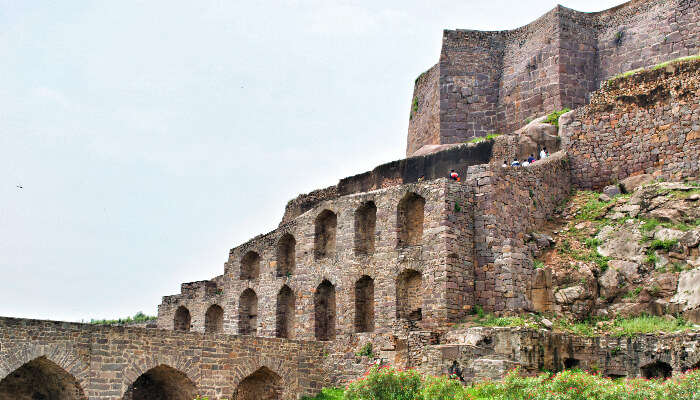 view of Golconda fort
