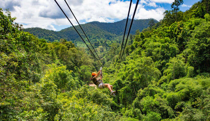 Experiencing Ziplining