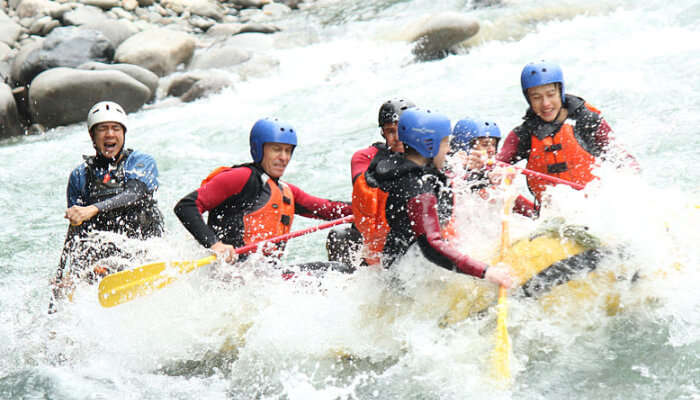 River Rafting in Monsoon Season