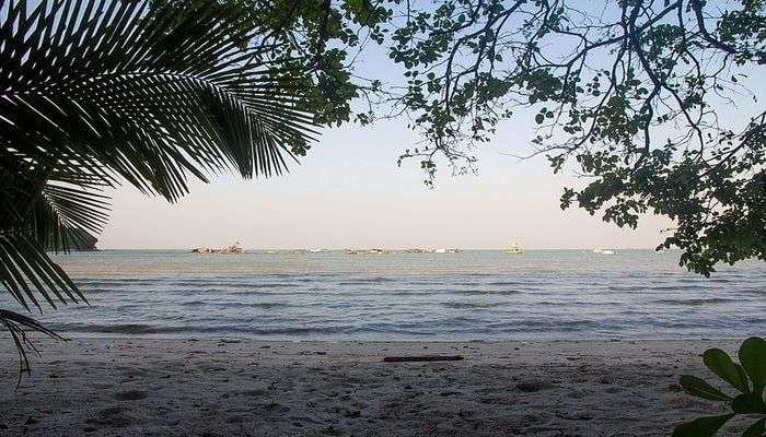 Bidadari Island Beach