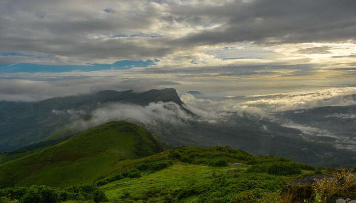 Camp Above The Clouds In Vagamon, Kerala New Year