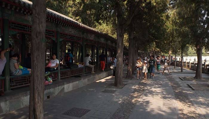Changlang (Long Gallery) - Summer Palace - Beijing, China, 27.8.2014
