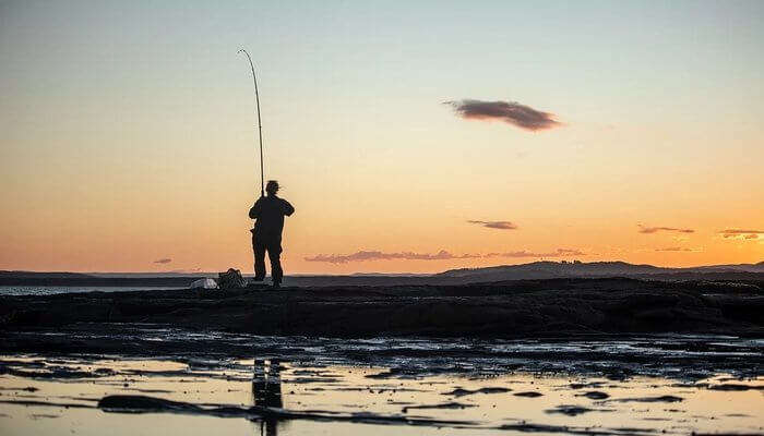 Fishing In Salt Lake's view