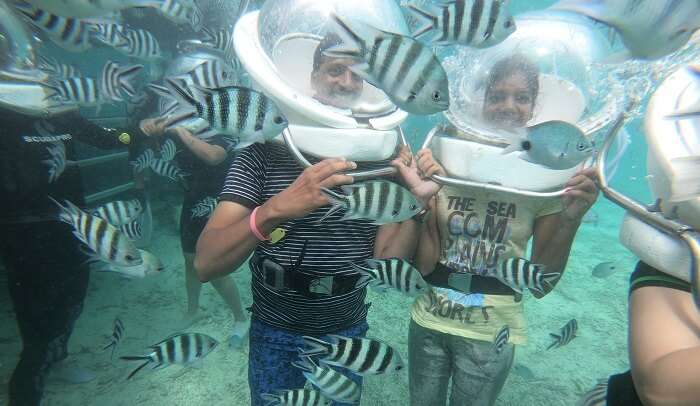 Undersea walk was a memorable event