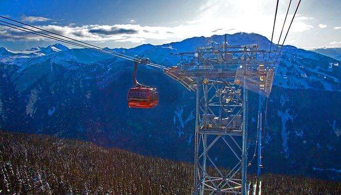 For instance the Peak 2 Peak Gondola