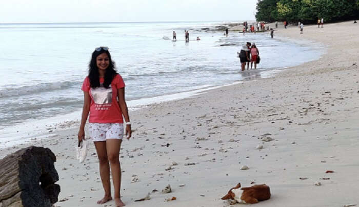 a walk on the beach