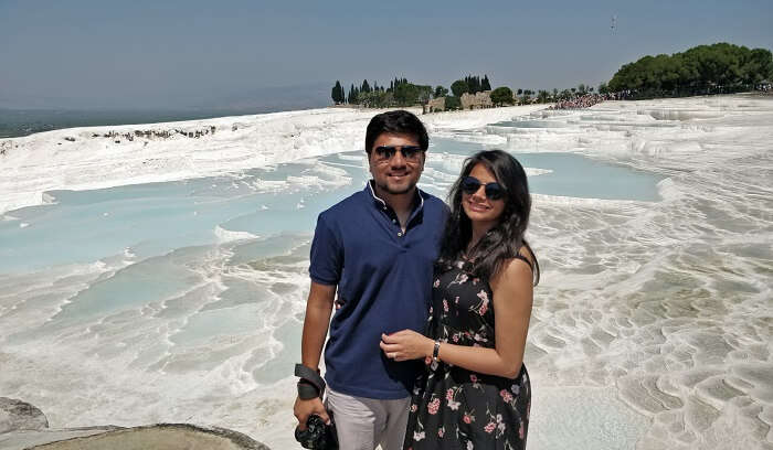 at the famous Pamukkale 