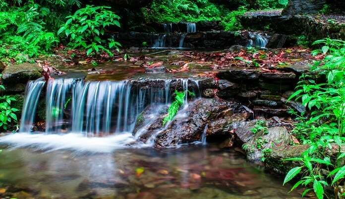 A perfect view of Madu Gundi Falls which is known as a famous picnic spot