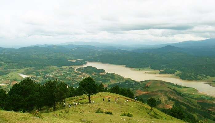 highest mountains in Dalat
