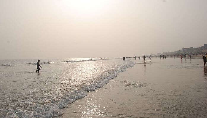 A mesmerising view of Swargadwar Beach from where you can enjoy watching sunsets