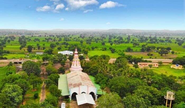 overview of the temple